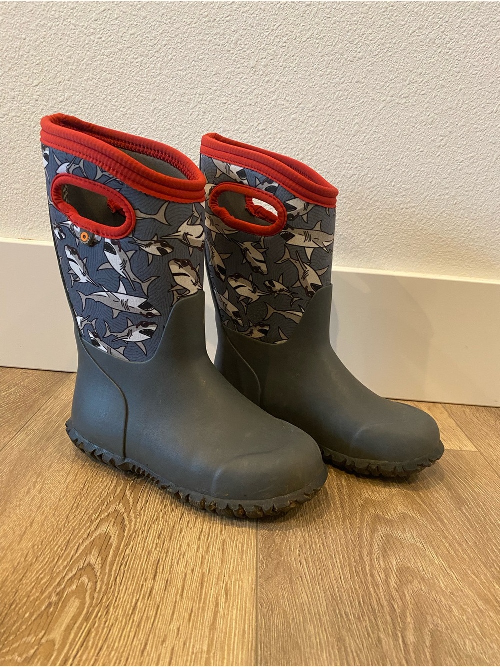Bogs Durham Shark Print Boots